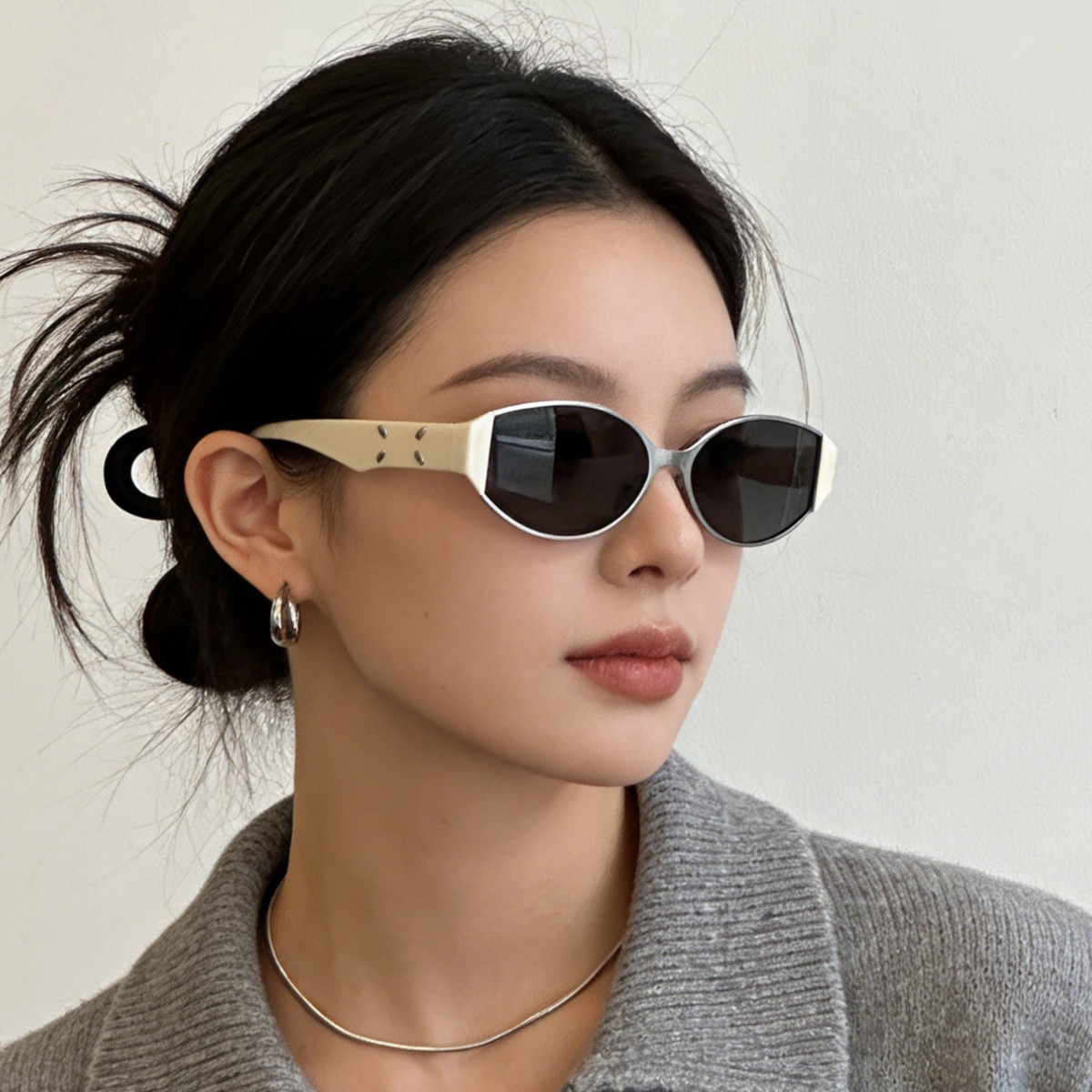 Sunglasses Cat Eye - 2026 New Fashion Light Luxury Cat