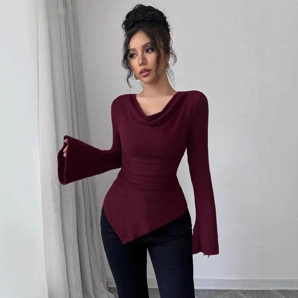 Women's Blouse Longsleeve Soli – Blouse Off Shoulder Bewertung und Preis