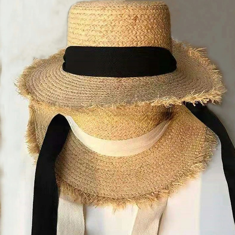 Japanese Cute Raffia Woven Sun – Hat Floppy Wide Bewertung und Preis