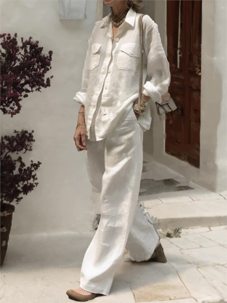 Fashion Solid Cotton Linen Shi – Linen Pant Wide Bewertung und Preis
