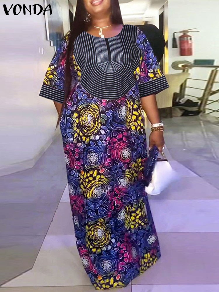 Plus Size Women Long Dress 202 – Romper Floral Print Bewertung und Preis