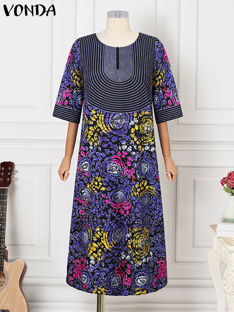 Plus Size Women Long Dress 202 – Romper Floral Print Bewertung und Preis