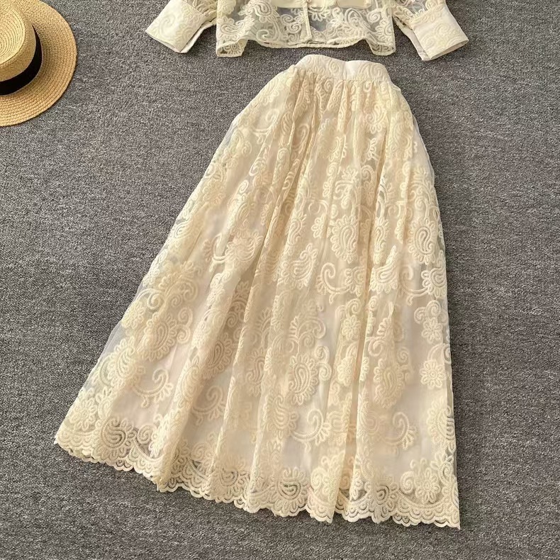 Elegant 2 Piece Long Dress Wom – Midi Skirt Floral Bewertung und Preis