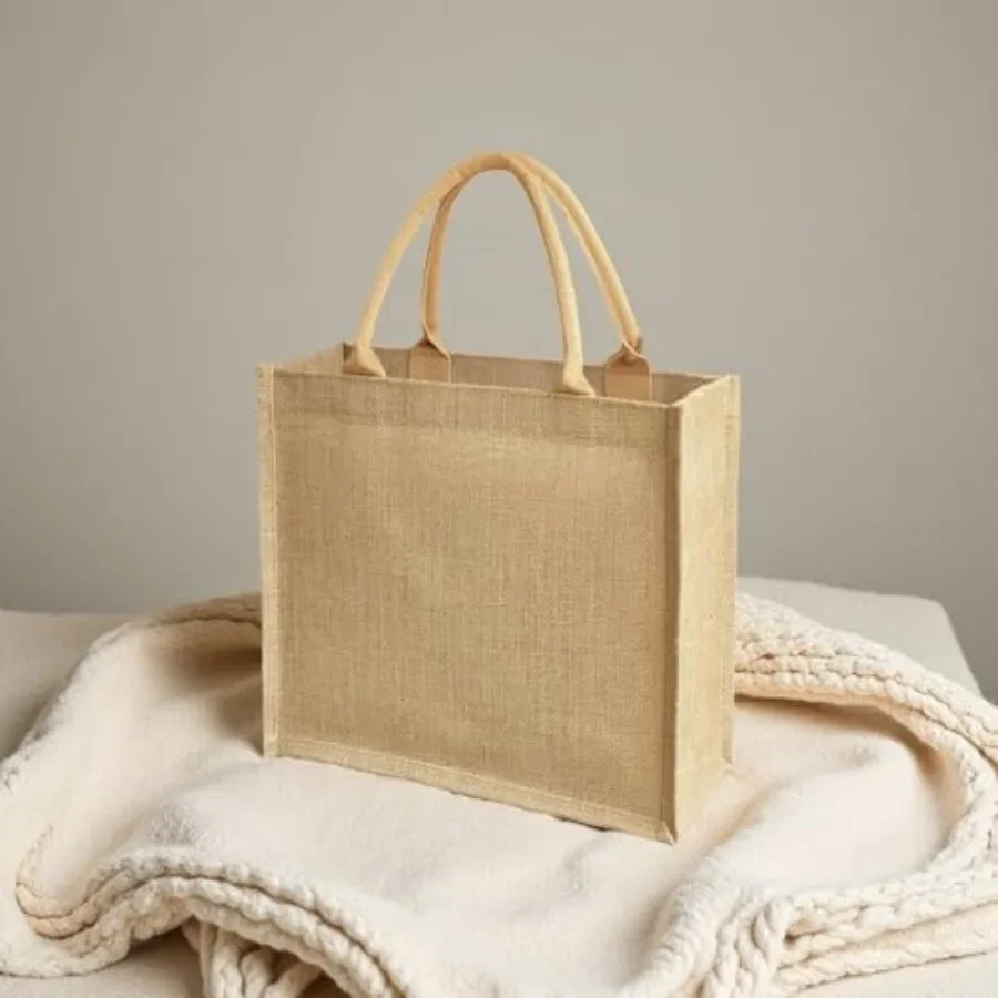 15 Pack Burlap Tote Bags 12x12 – Tote Bag Beach Bewertung und Preis