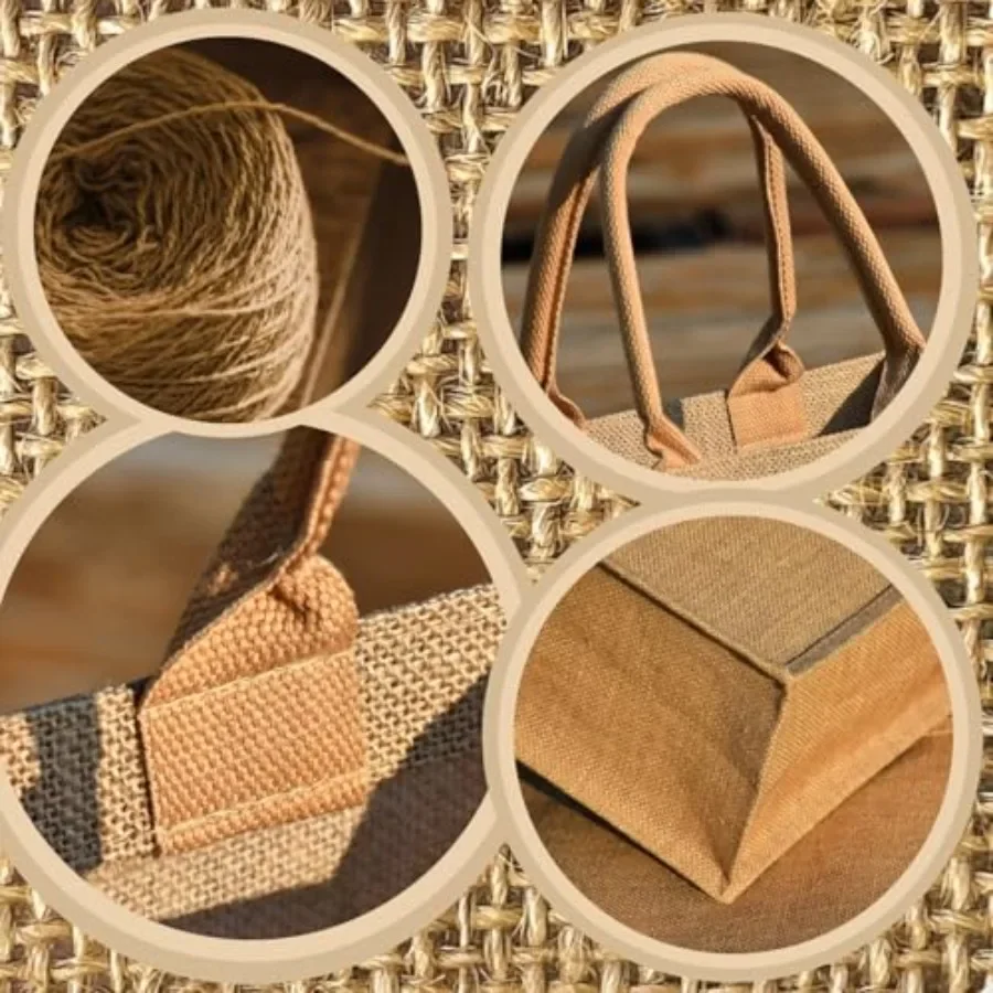 15 Pack Burlap Tote Bags 12x12 – Tote Bag Beach Bewertung und Preis