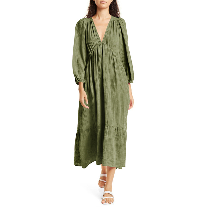 Muslin 100% Cotton Long Sleeve – Linen Dress Wrap Bewertung und Preis