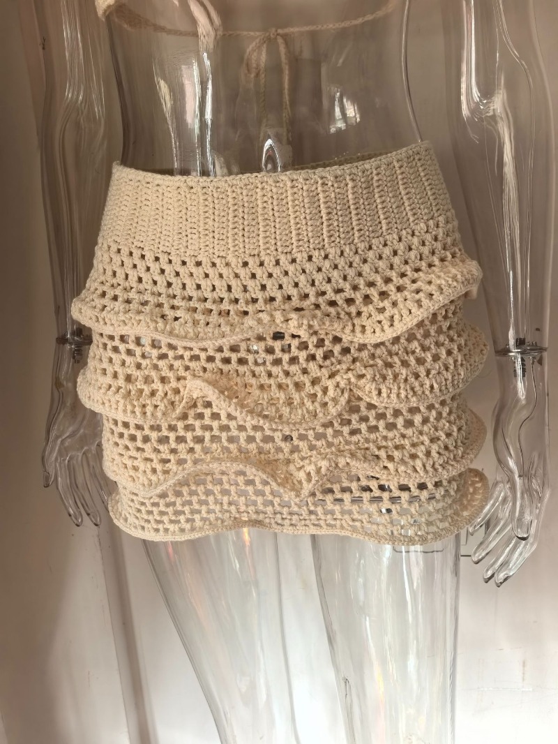 Women Hand Crochet Knitted Ruf – Crop Top Crochet Bewertung und Preis