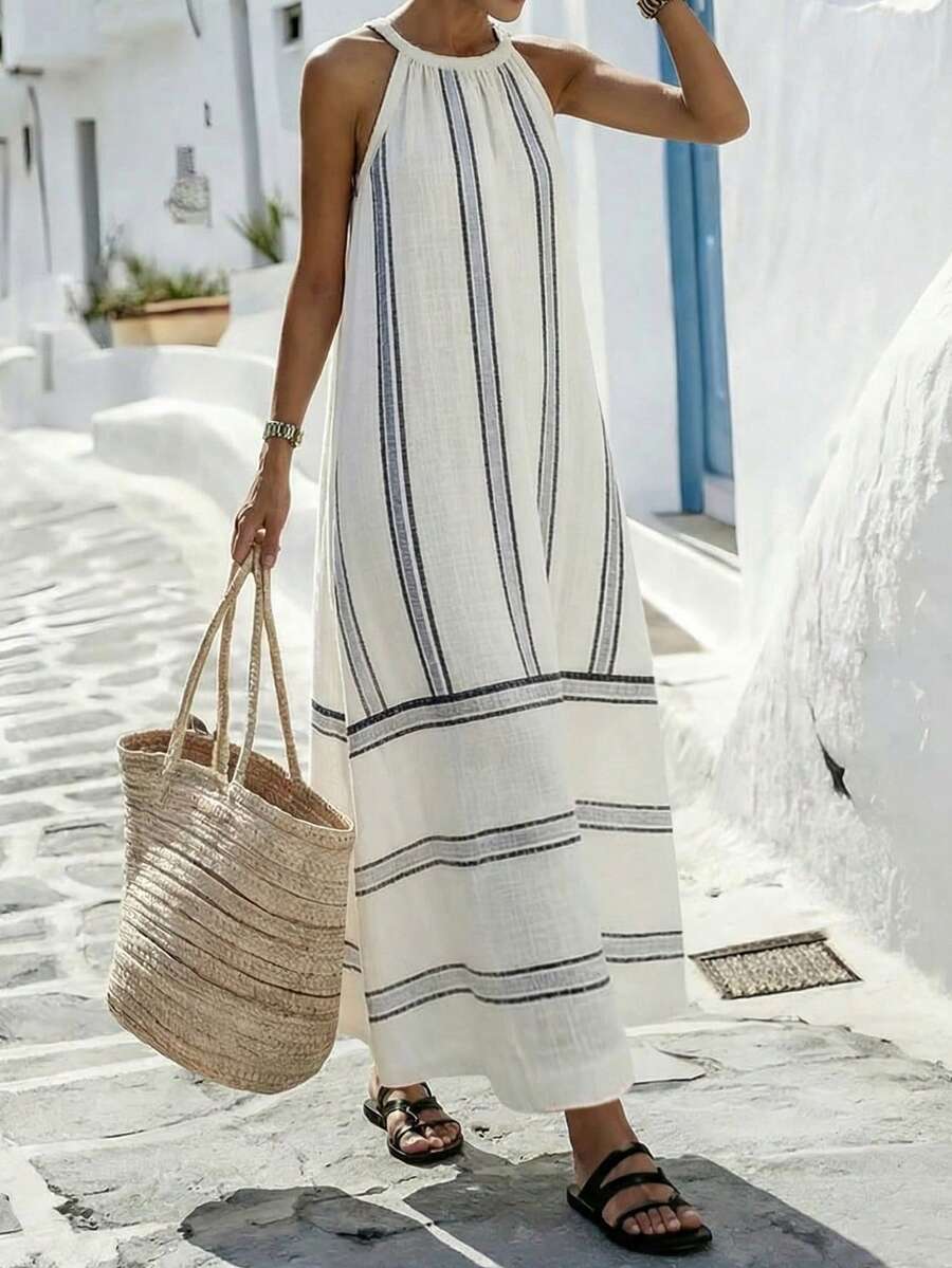 Women Sleeveless Halter Maxi D – Maxi Dress Halter Bewertung und Preis