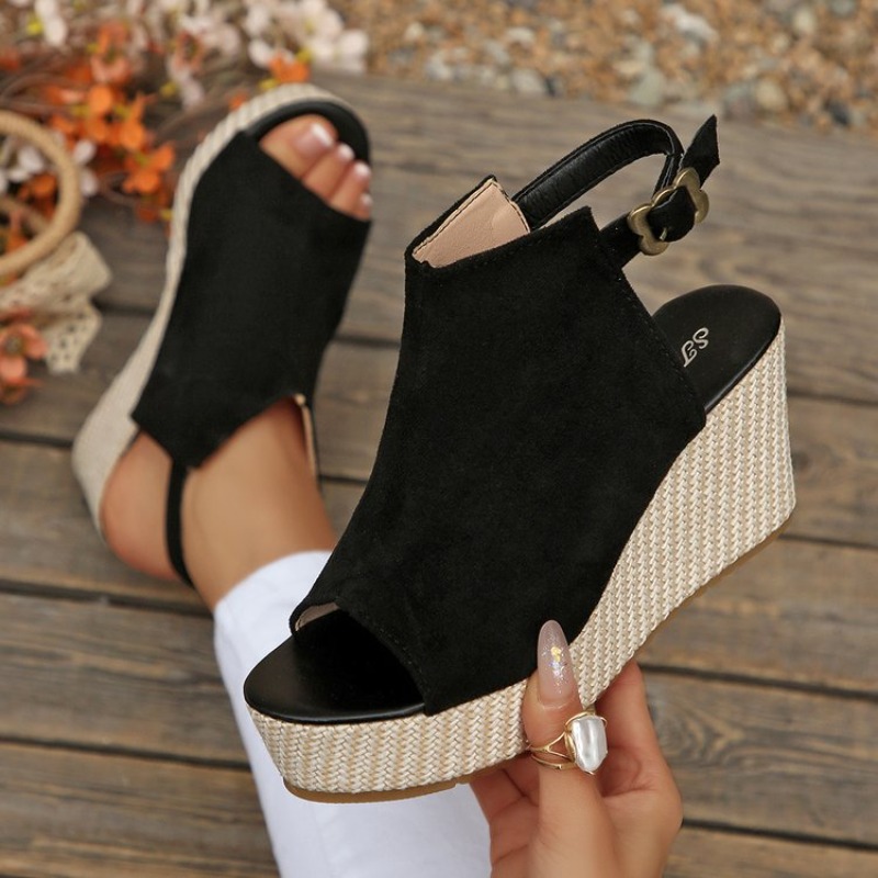 Women Sandals Summer Wedge Pla – Wedge Espadrille Women Bewertung und Preis