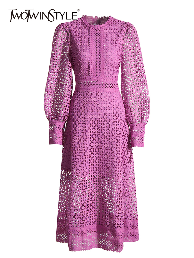 TWOTWINSTYLE Embroidery Cut Ou – Linen Dress Wrap Bewertung und Preis