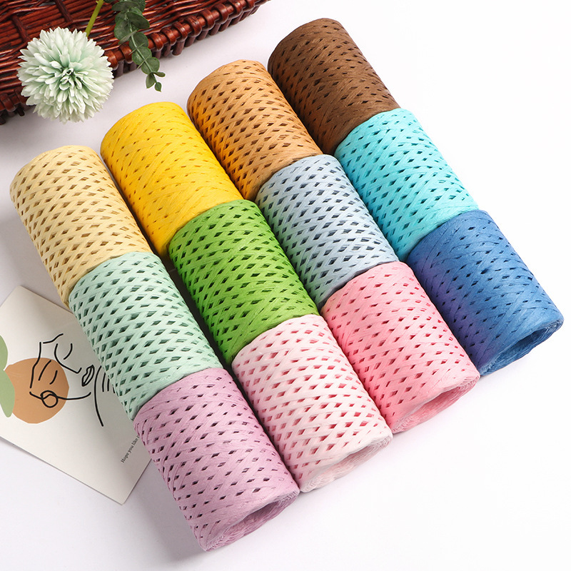 150M Natural Raffia Straw Yarn – Crochet Bag Raffia Bewertung und Preis