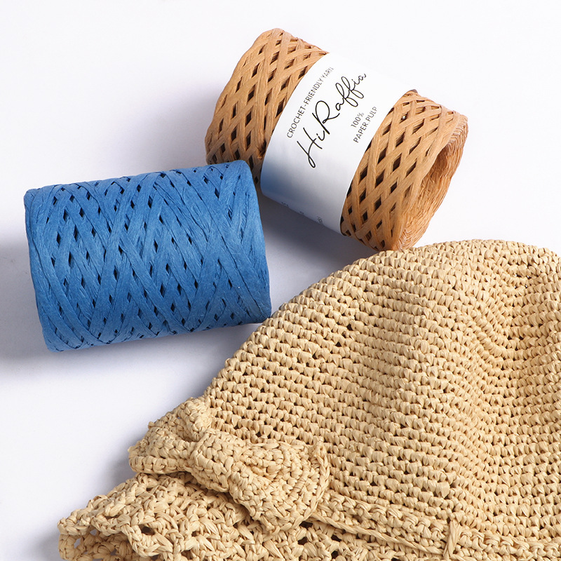 150M Natural Raffia Straw Yarn – Crochet Bag Raffia Bewertung und Preis