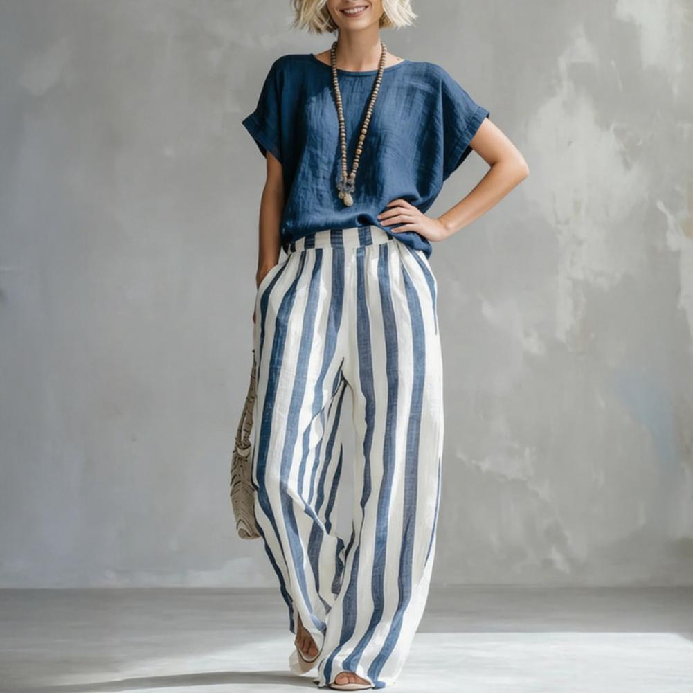 Casual Cotton Linen 2 Piece Se – Linen Pant Wide Bewertung und Preis