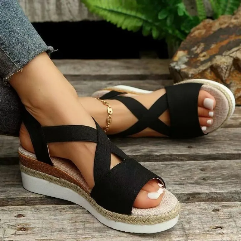 Women's Platform Wedge Sandals – Wedge Espadrille Women Bewertung und Preis