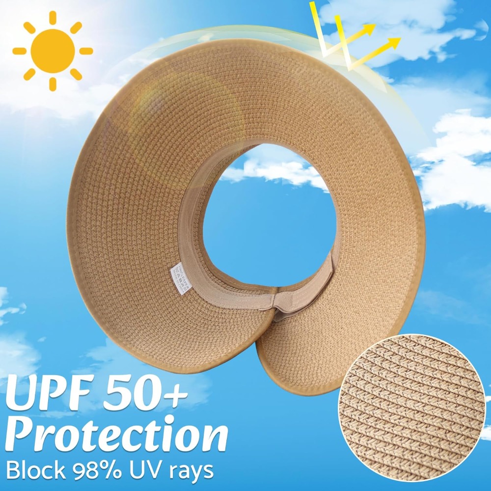 Women Wide Brim Straw Beach Ha – Hat Floppy Wide Bewertung und Preis