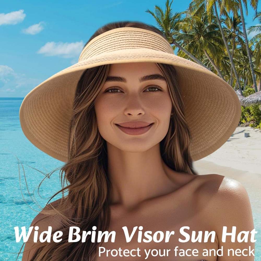 Women Wide Brim Straw Beach Ha – Hat Floppy Wide Bewertung und Preis