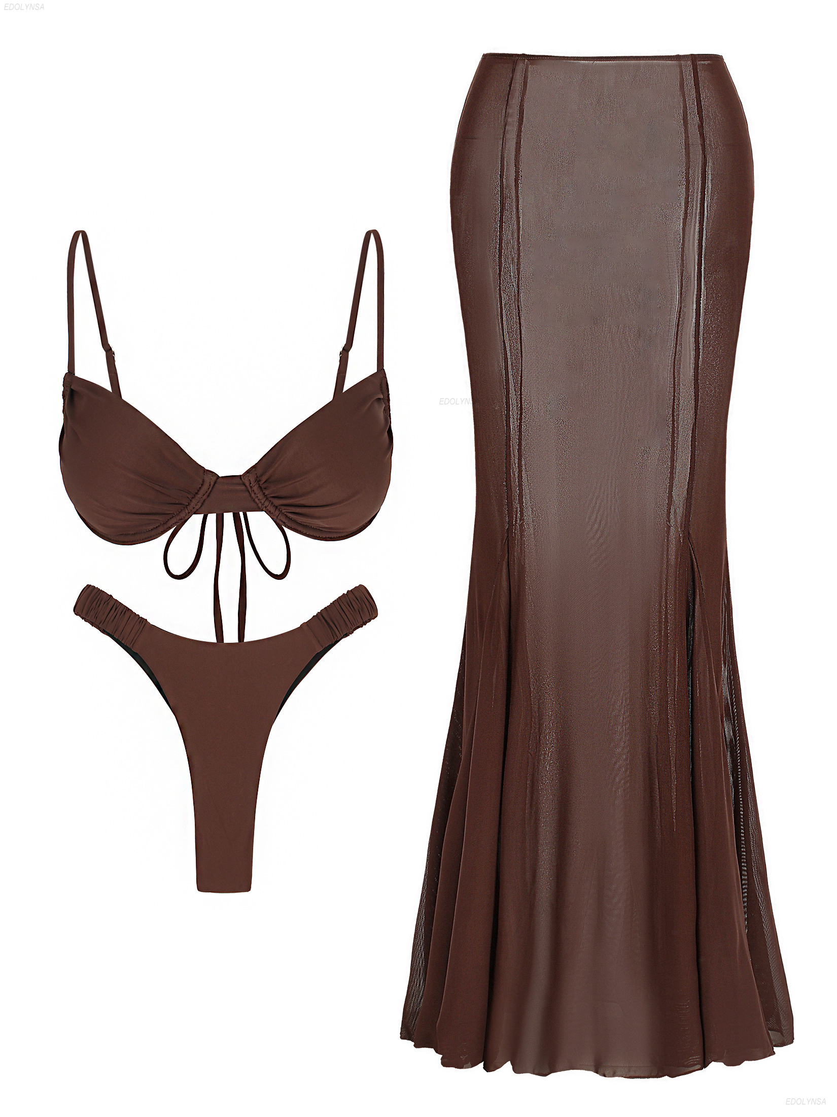 Ruched Bathing Suit with Cover – Swimsuit Bikini Ruched Bewertung und Preis