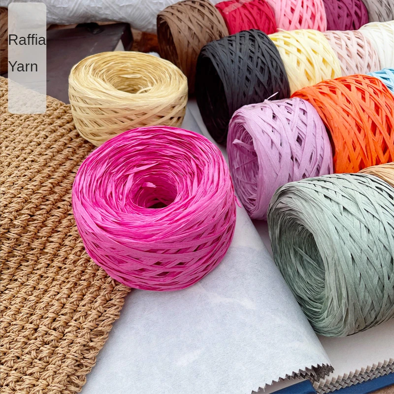 180m raffia Yarn paper Grass f – Crochet Bag Raffia Bewertung und Preis