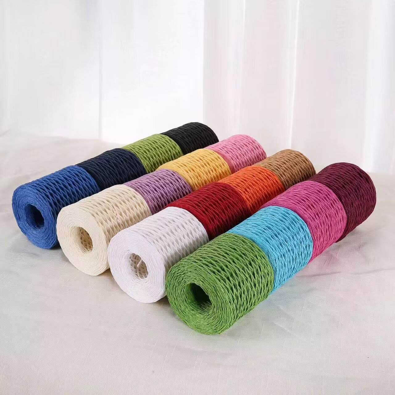 190g Raffia Yarn, Straw Paper  – Crochet Bag Raffia Bewertung und Preis