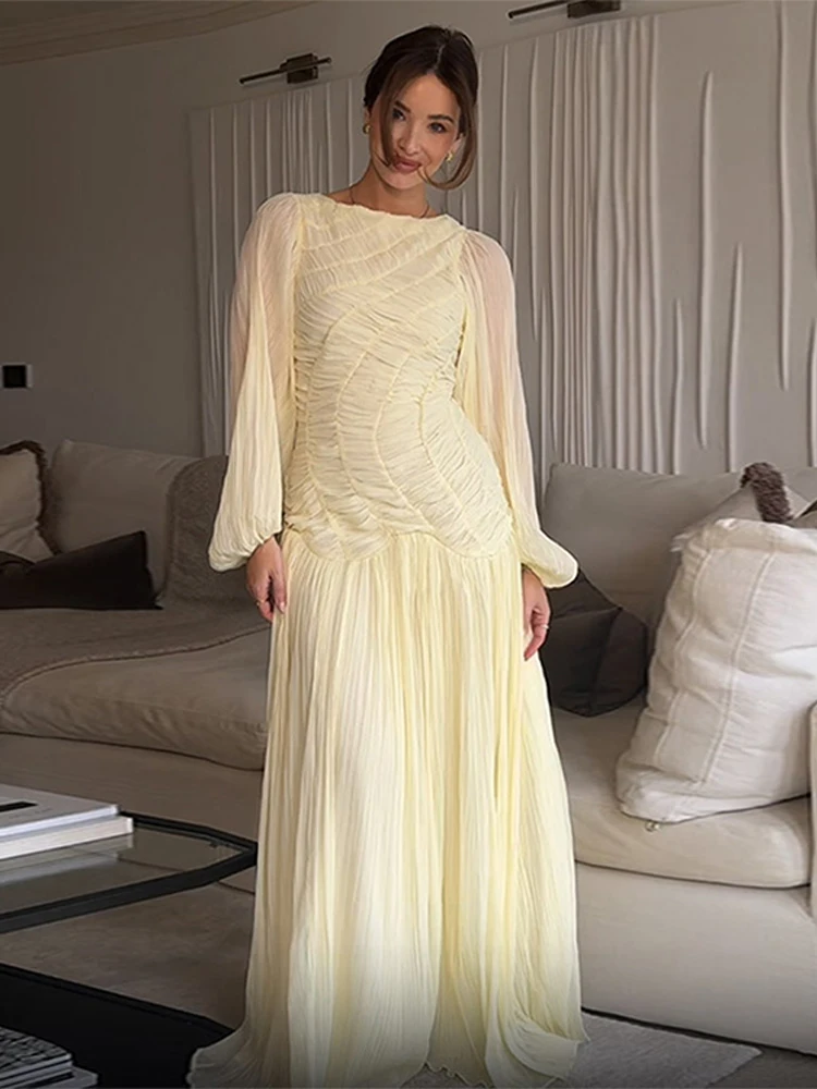 BWQ Elegant Chiffon Pleated Lo – Linen Dress Wrap Bewertung und Preis