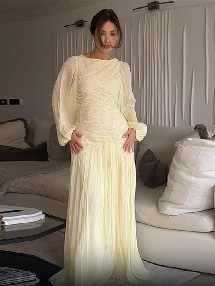 BWQ Elegant Chiffon Pleated Lo – Linen Dress Wrap Bewertung und Preis