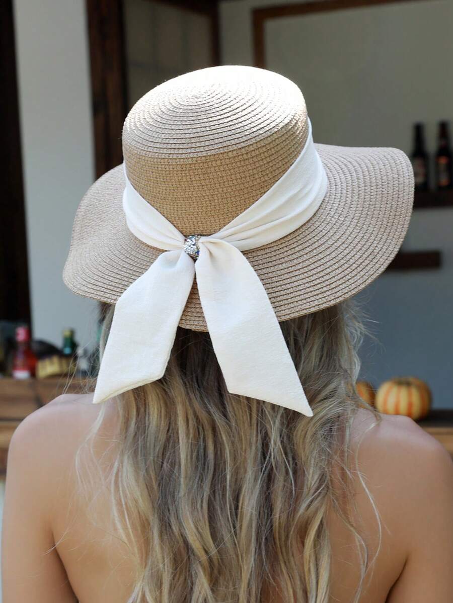 Women Sun Straw Hat Wide Brim  – Hat Floppy Wide Bewertung und Preis