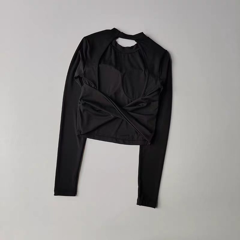 Women Long Sleeve Knotted Yoga – Crop Top Crochet Bewertung und Preis