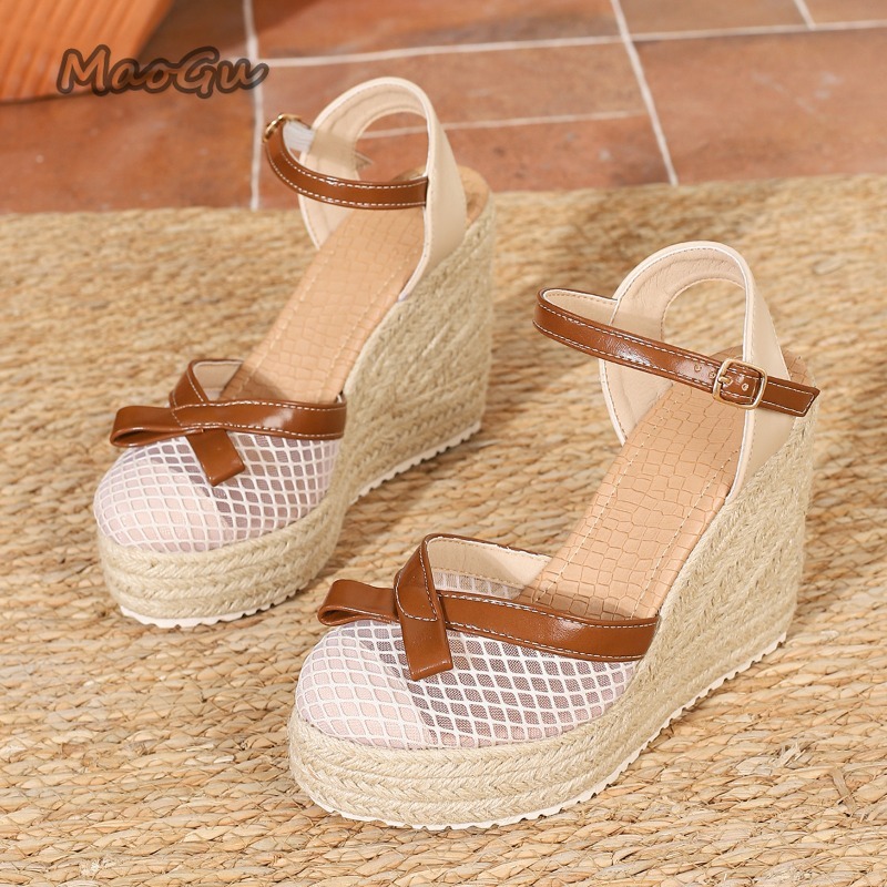 Size42 Women's Mesh Bow Espadr – Wedge Espadrille Women Bewertung und Preis