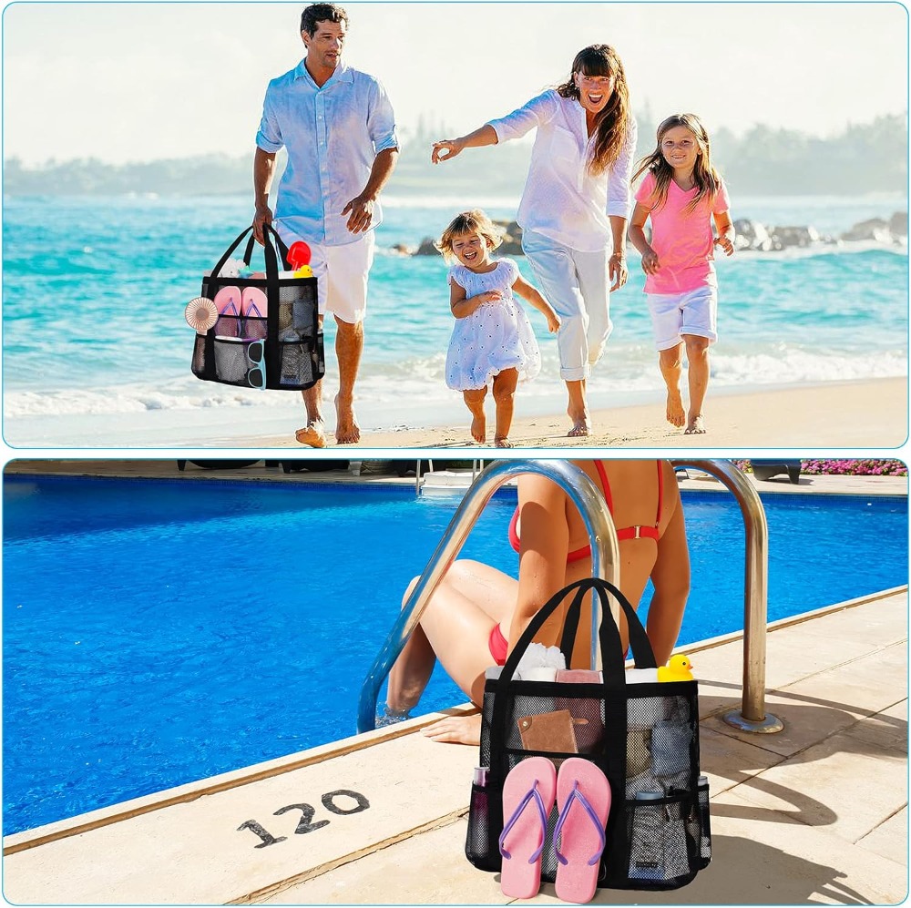 Women's Mesh Beach Bag - Water – Tote Bag Beach Bewertung und Preis