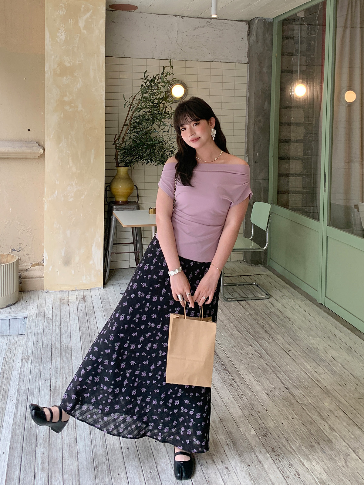 MaLuuuuuu plus Size Women's Fl – Midi Skirt Floral Bewertung und Preis