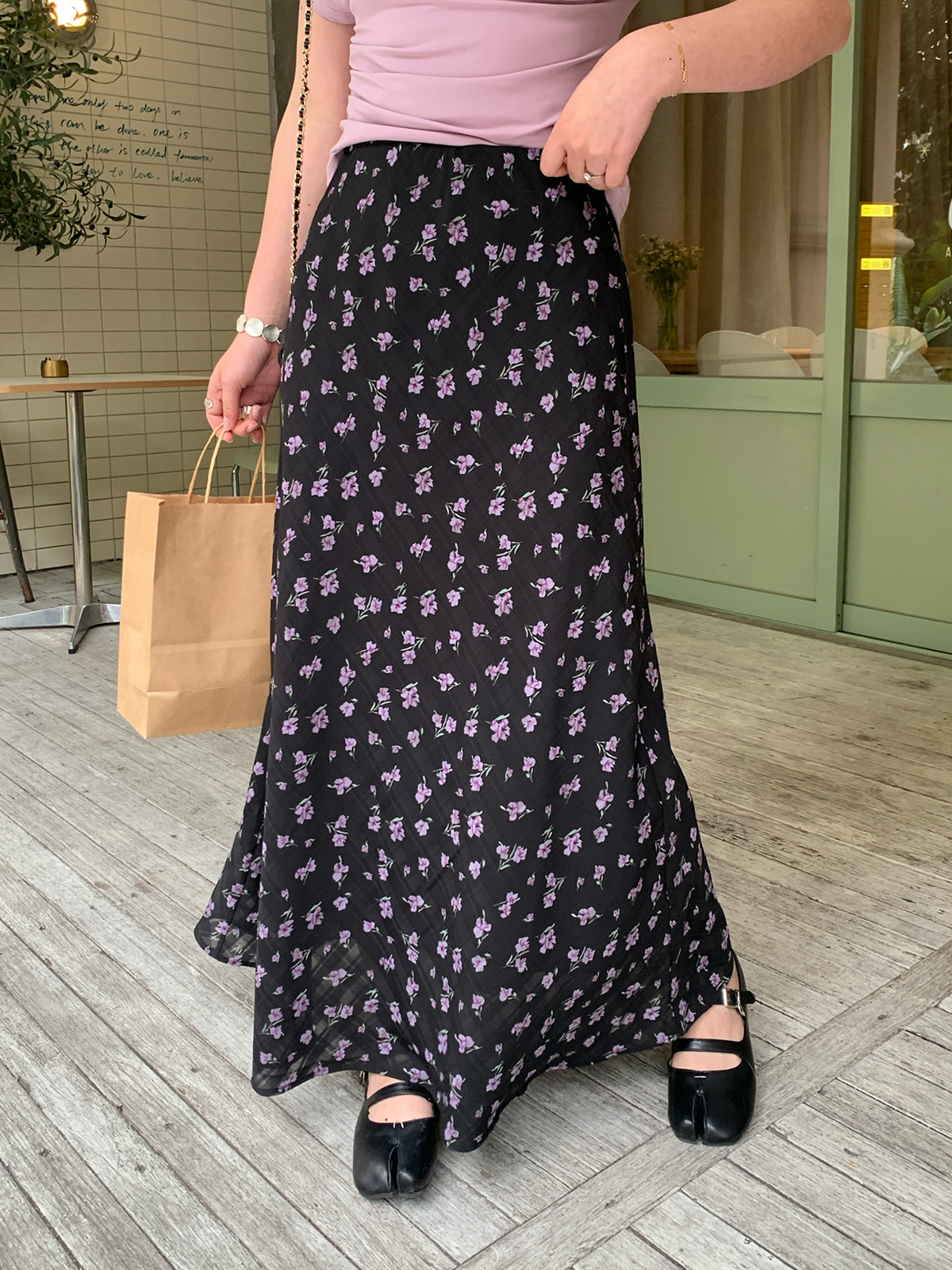 MaLuuuuuu plus Size Women's Fl – Midi Skirt Floral Bewertung und Preis