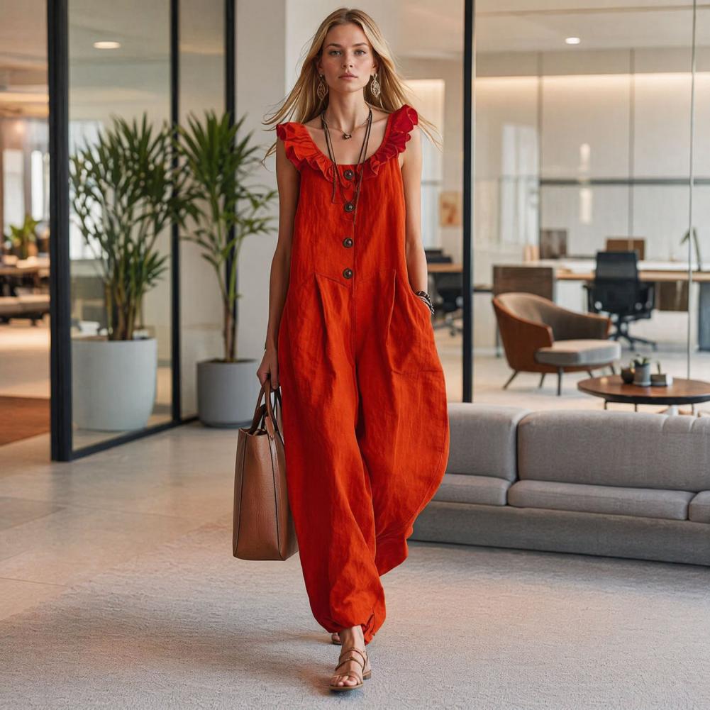 Relaxed Fit Romper Women Women – Jumpsuit Linen Relaxed Bewertung und Preis