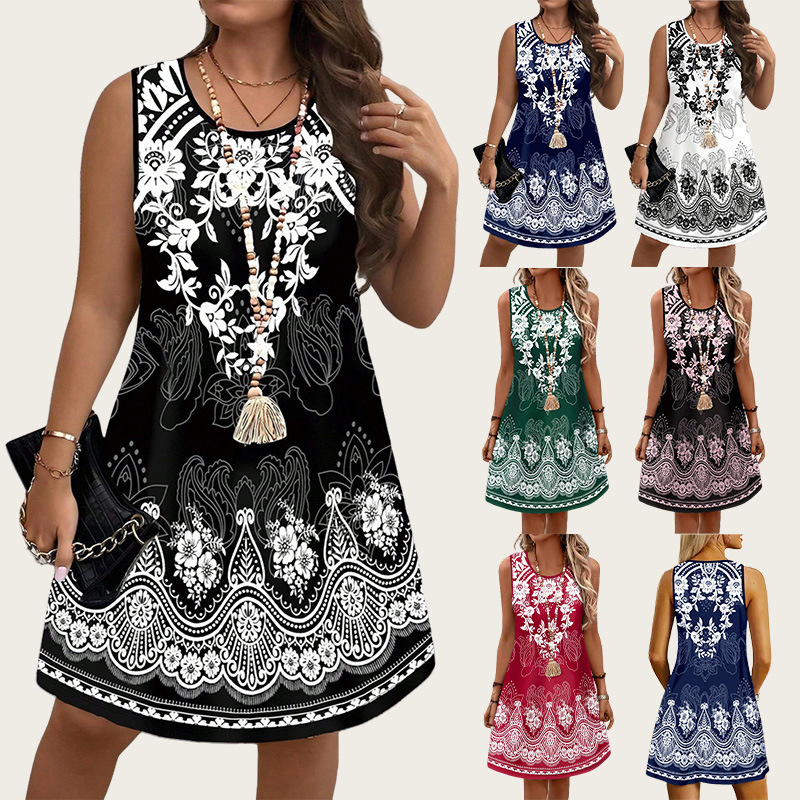 Ethnic Style Vintage Dresses 2 – Romper Floral Print Bewertung und Preis