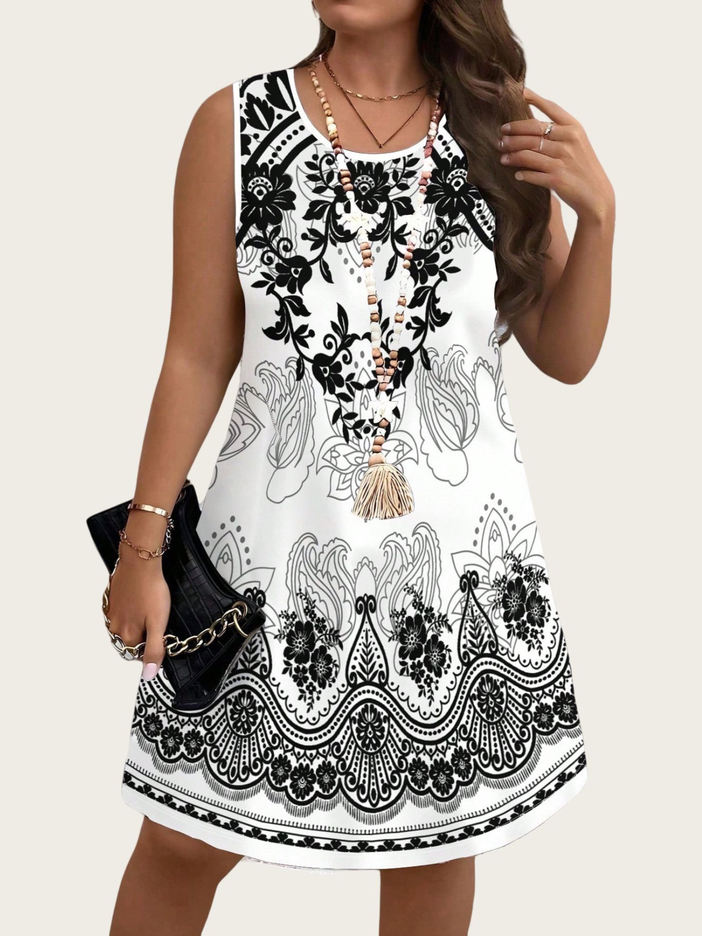 Ethnic Style Vintage Dresses 2 – Romper Floral Print Bewertung und Preis