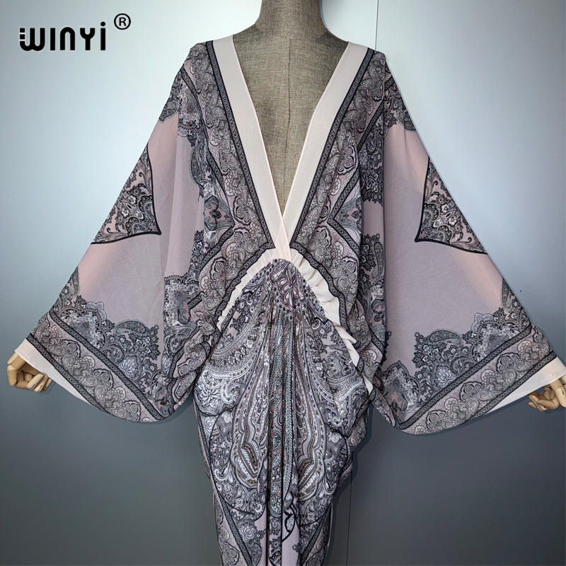 WINYI V-neck Sexy Dress Arabic – Cover Up Kaftan Bewertung und Preis