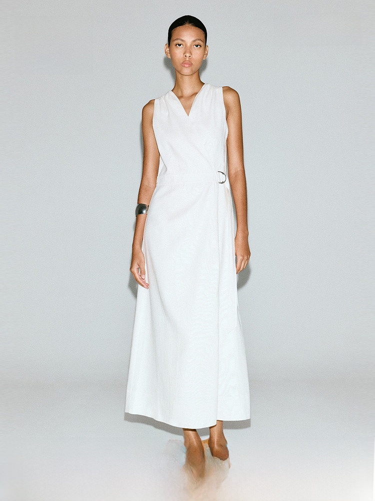H&M Women's Dress Summer Linen – Linen Dress Wrap Bewertung und Preis
