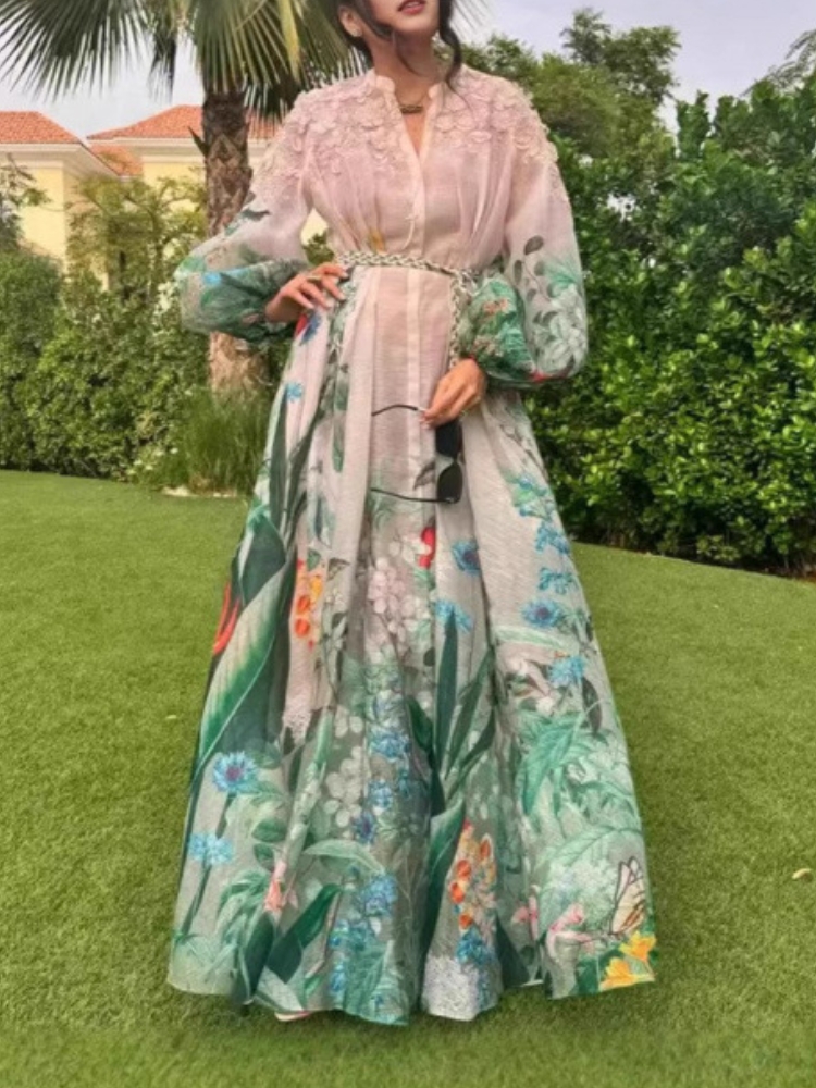 Elegant Maxi Dress for Women V – Linen Dress Wrap Bewertung und Preis