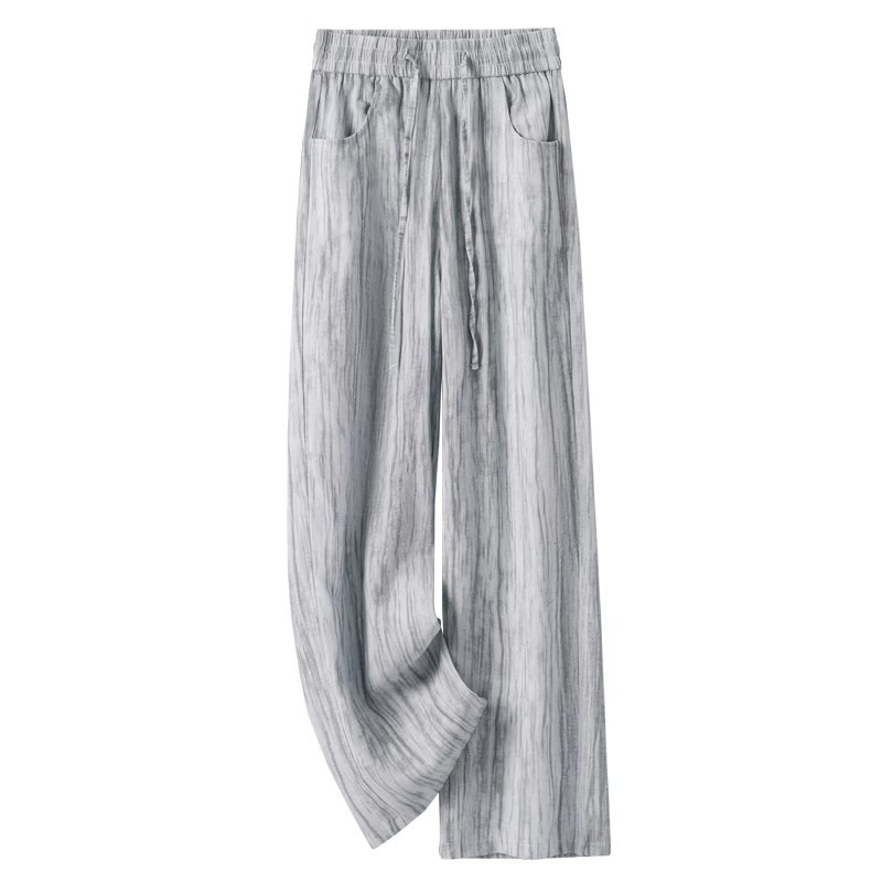 Tie-Dye Ice Silk Cotton Linen  – Linen Pant Wide Bewertung und Preis