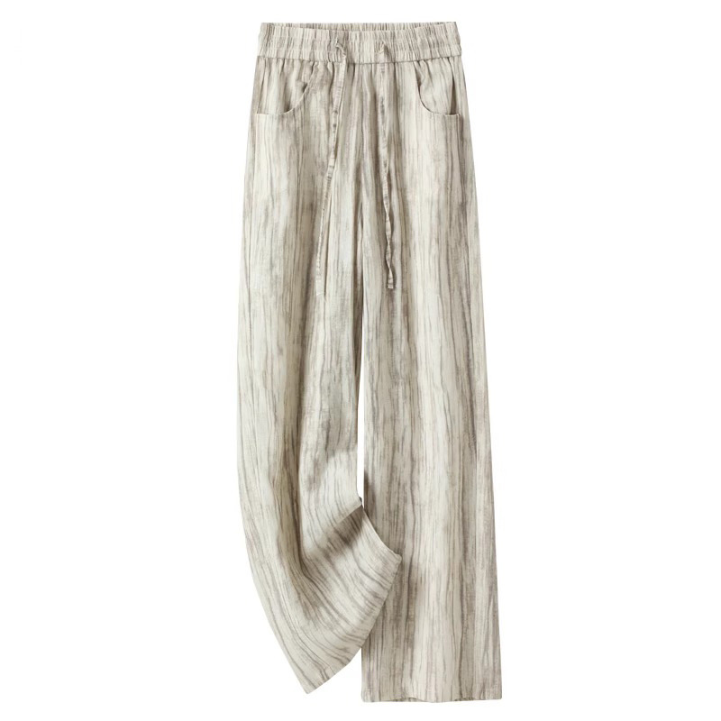 Tie-Dye Ice Silk Cotton Linen  – Linen Pant Wide Bewertung und Preis