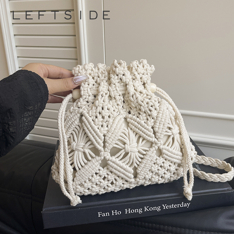 LEFTSIDE Weave Small Shoulder  – Crochet Bag Raffia Bewertung und Preis