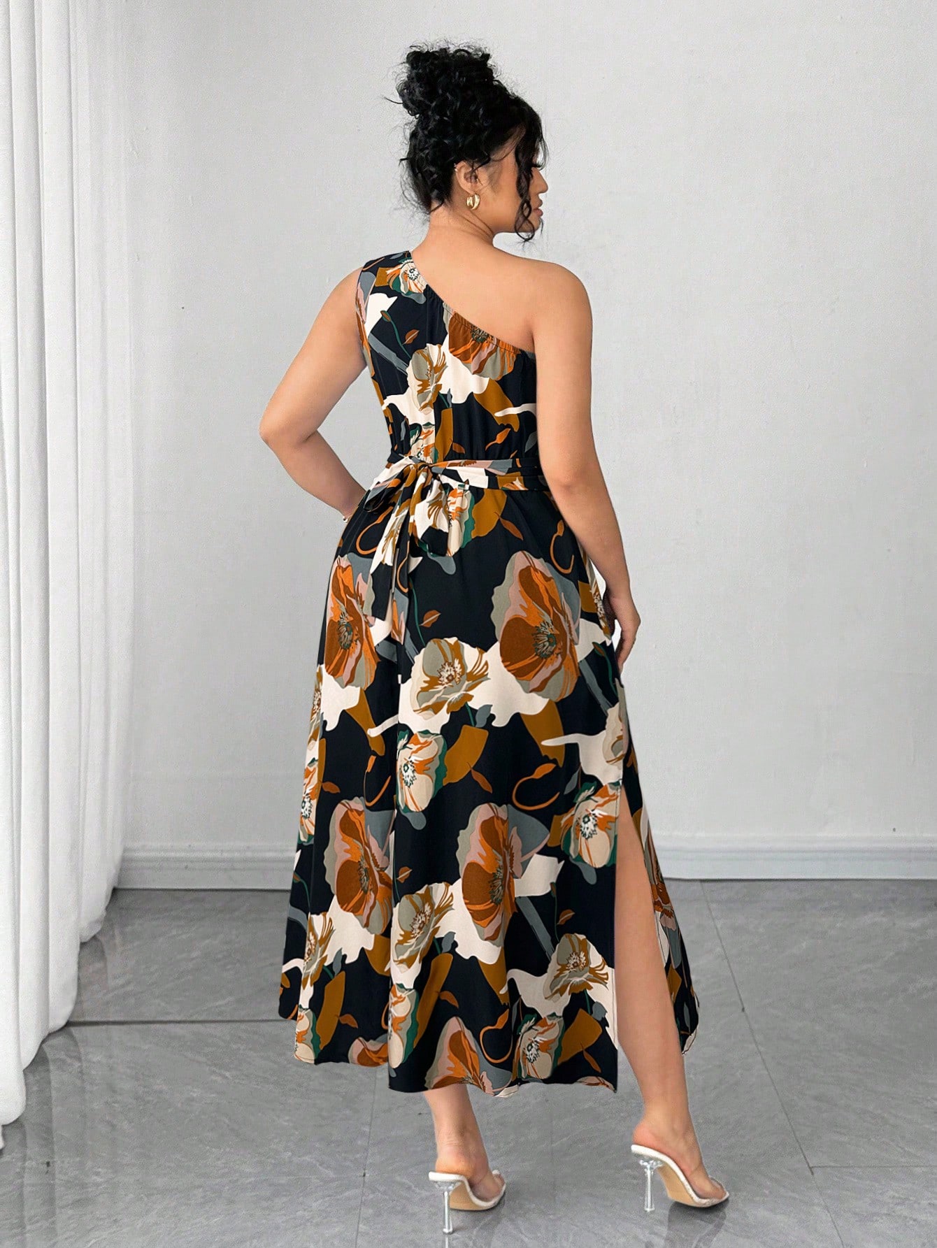Asymmetrical One-Shoulder Flor – Midi Skirt Floral Bewertung und Preis