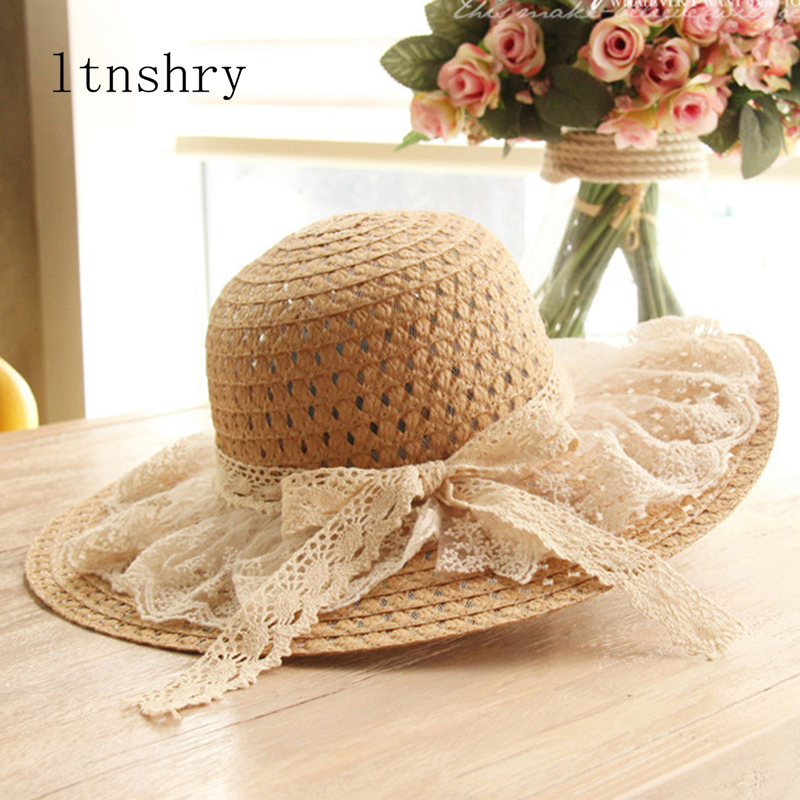 Women Lace Sun Hats For  Wide  – Hat Floppy Wide Bewertung und Preis