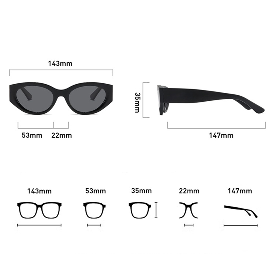 Women Men Classic Cat-Eye Pola – Sunglasses Cat Eye Bewertung und Preis