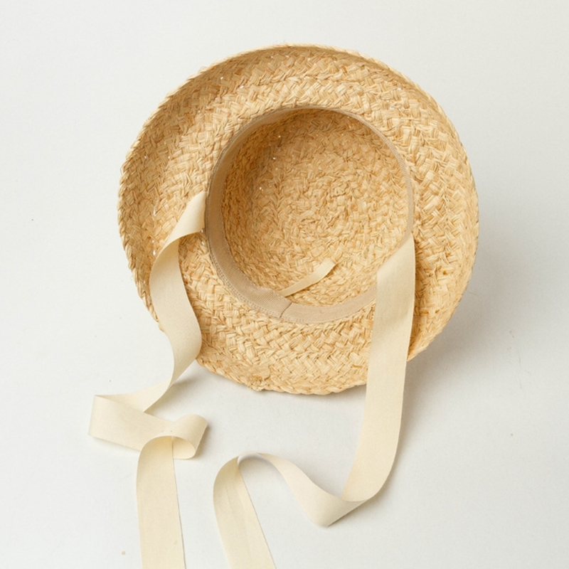 Handwoven Kids Straw  Cap Girl – Hat Floppy Wide Bewertung und Preis