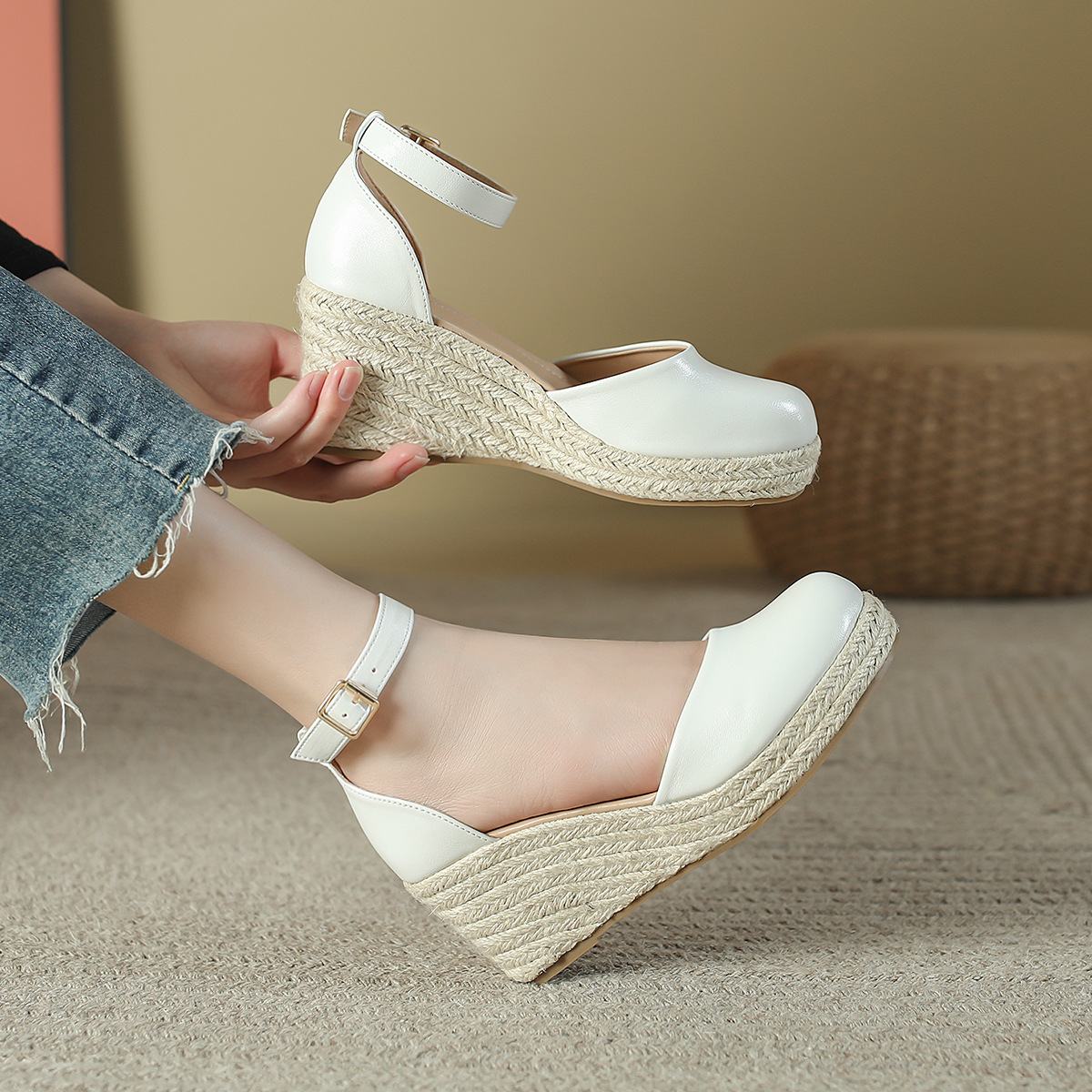 Women's Espadrille Wedge Sanda – Wedge Espadrille Women Bewertung und Preis