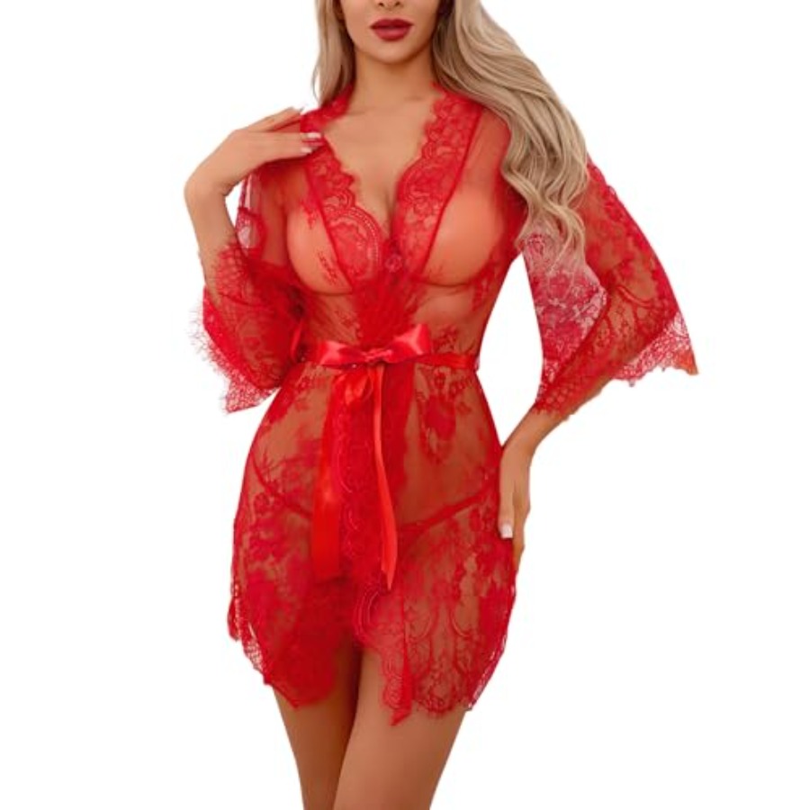 Narcisse Women's Floral Lace K – Kimono Sheer Floral Bewertung und Preis
