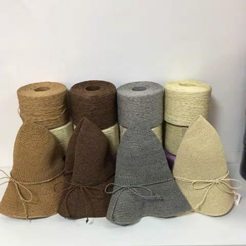 250g/pcs Thin Flat Raffia Yarn – Crochet Bag Raffia Bewertung und Preis