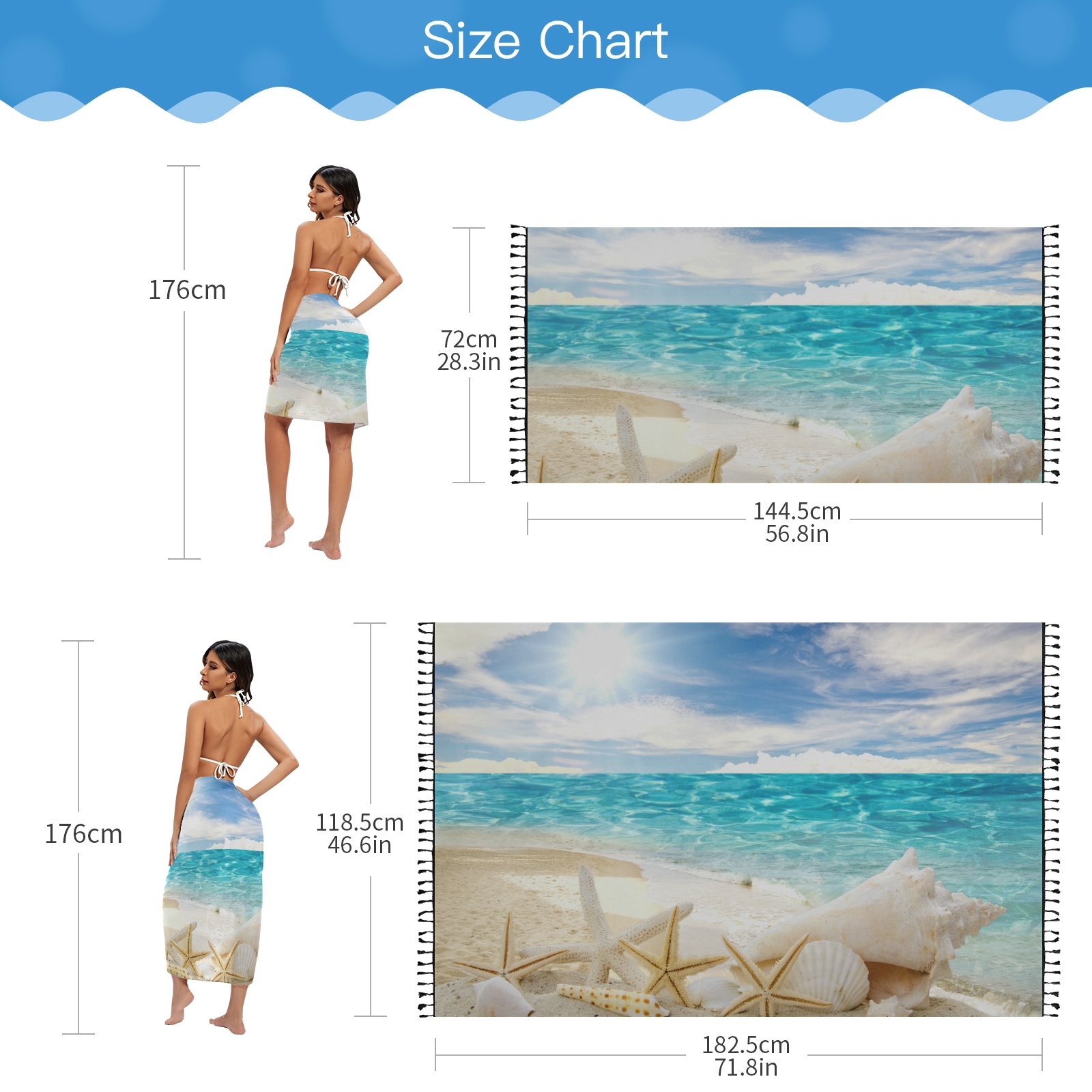 Sexy Women Chiffon Swimwear Pa – Cover Up Kaftan Bewertung und Preis