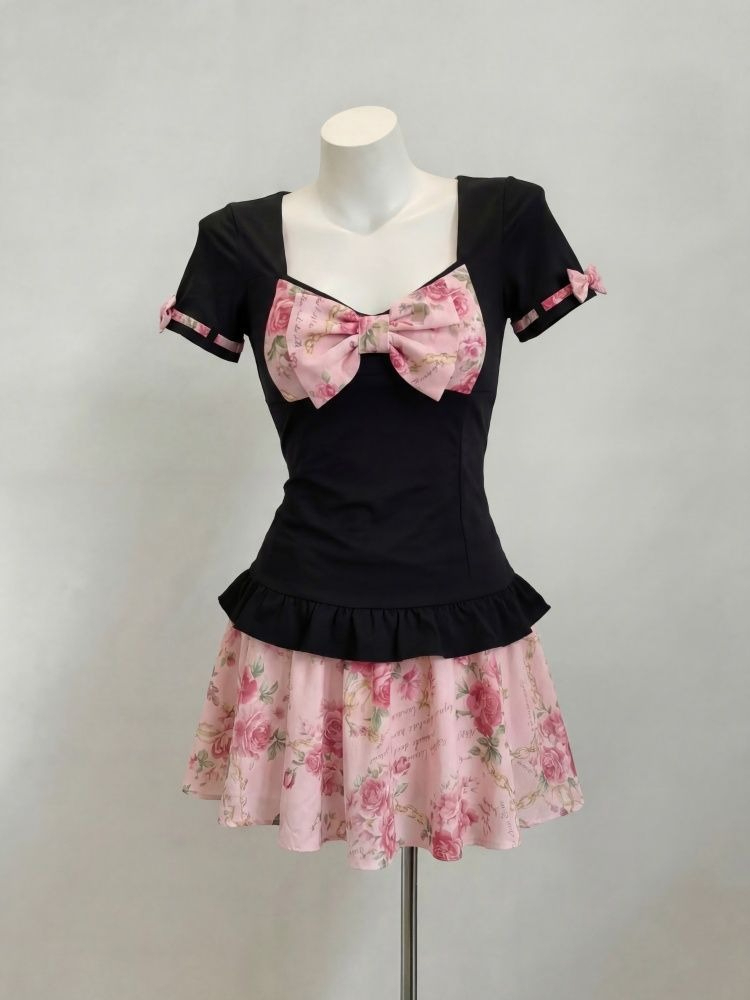 Women's Sweet Floral Print Two – Romper Floral Print Bewertung und Preis