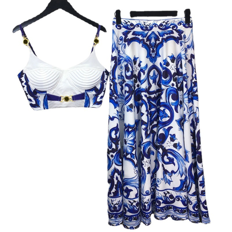 Summer Bohemain Blue And White – Romper Floral Print Bewertung und Preis